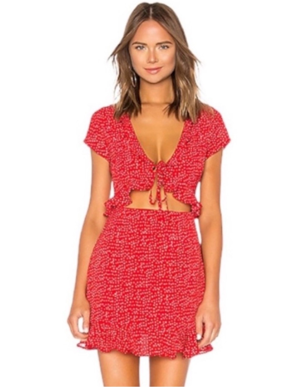 NWT Superdown Red Mercy Mini Dress